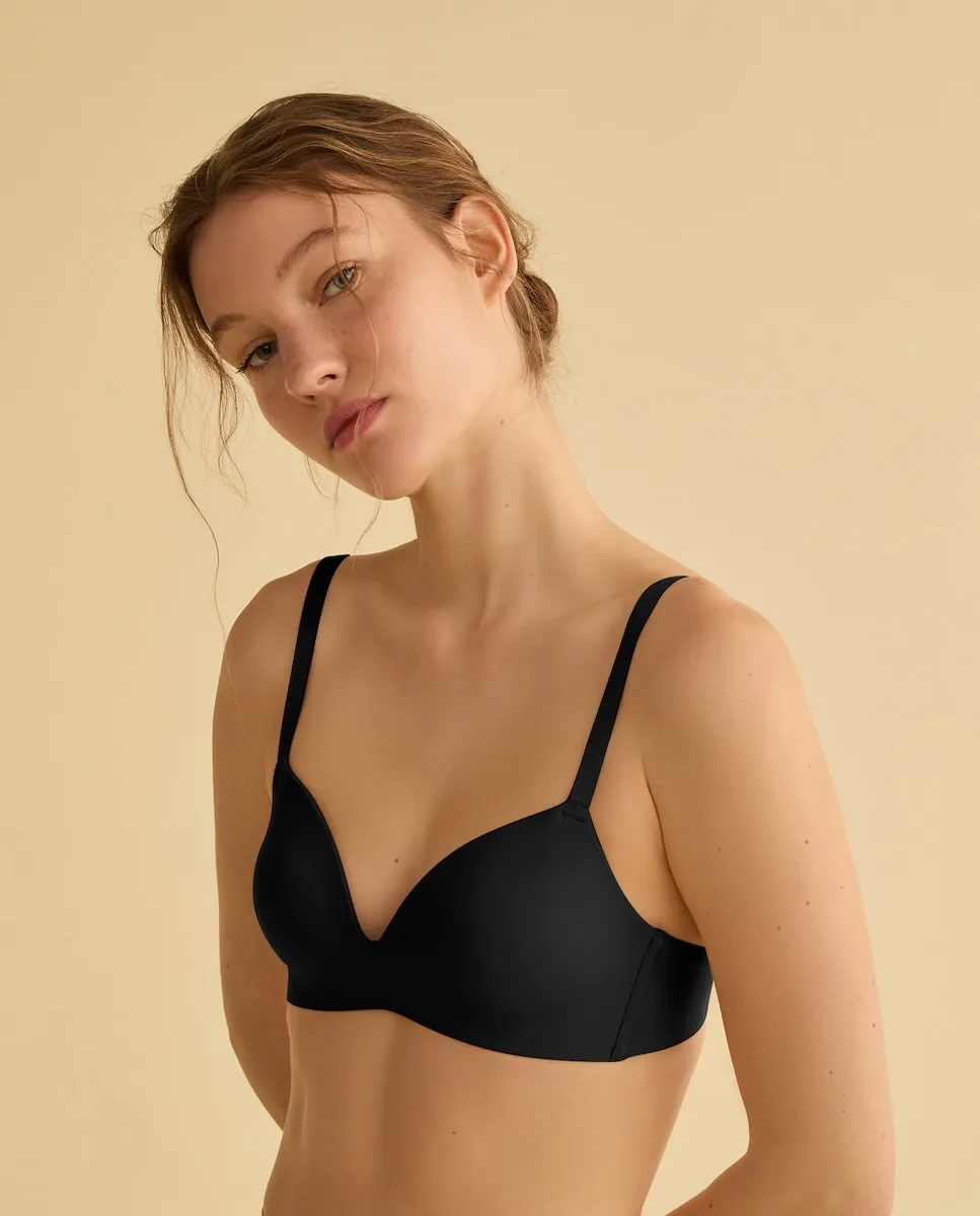 Треугольный бюстгальтер без косточек Énfasis, черный
Треугольный бюстгальтер без косточек Énfasis, черный