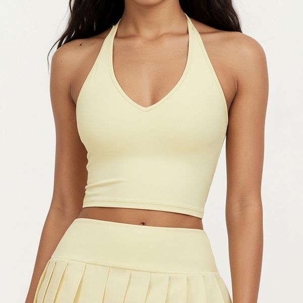 Женский топ с запахом на шее, V-образным вырезом и поддержкой Anna-Kaci, Yellow
Женский топ с запахом на шее, V-образным вырезом и поддержкой Anna-Kaci, Yellow