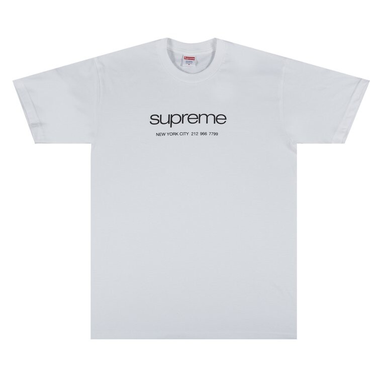 Футболка Supreme Shop Tee 'White', белый 
Футболка Supreme Shop Tee 'White', белый