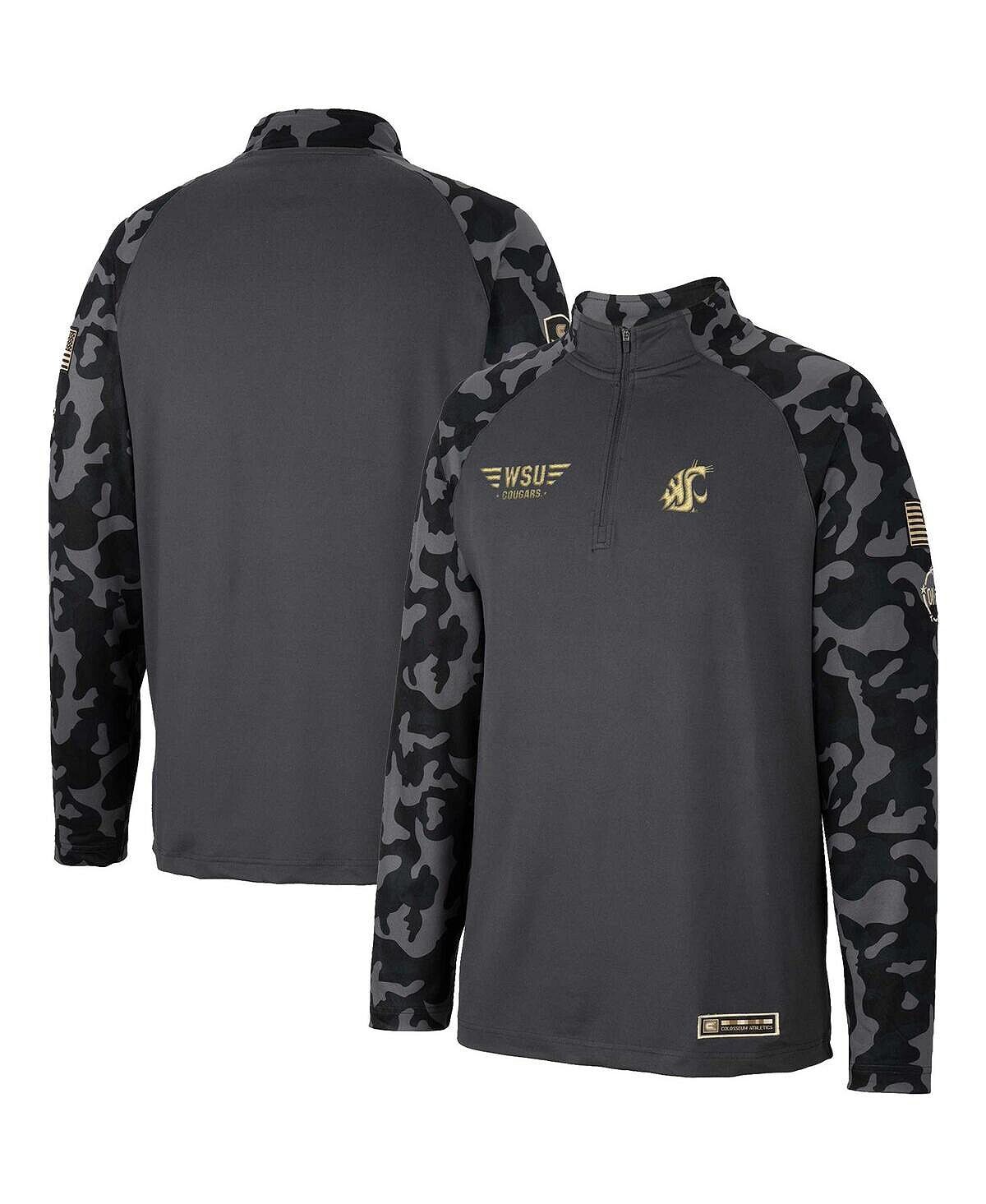 Мужская темно-серая куртка washington state cougars oht в стиле милитари appreciation long range raglan с молнией на четверть Colosseum, мульти
Мужская темно-серая куртка washington state cougars oht в стиле милитари appreciation long range raglan с молнией на четверть Colosseum, мульти