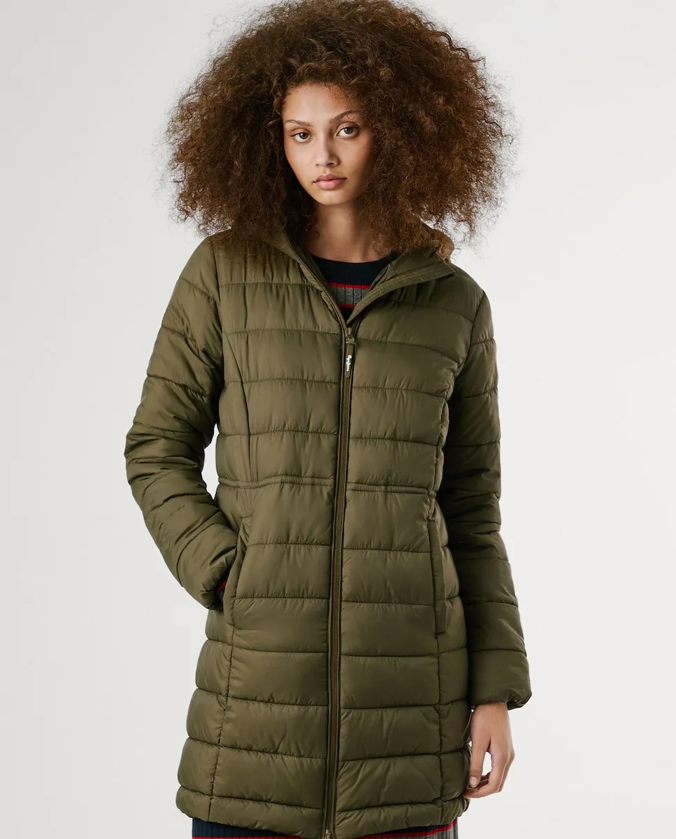 Длинный женский водонепроницаемый пуховик с капюшоном Pepe Jeans, оливковый зеленый
Длинный женский водонепроницаемый пуховик с капюшоном Pepe Jeans, оливковый зеленый
