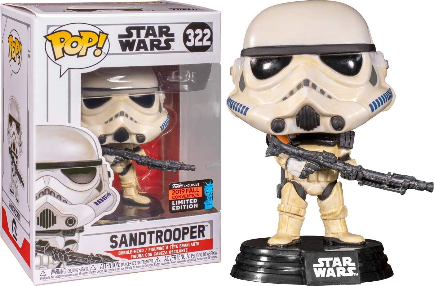 Фигурка Funko POP! Star Wars - Sandtrooper, Fall Convention Exclusive
Фигурка Funko POP! Star Wars - Sandtrooper, Fall Convention Exclusive