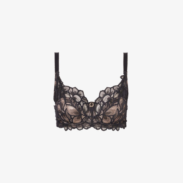 Бюстгальтер Allure из эластичной ткани с кружевной вышивкой Panache, черный
Бюстгальтер Allure из эластичной ткани с кружевной вышивкой Panache, черный