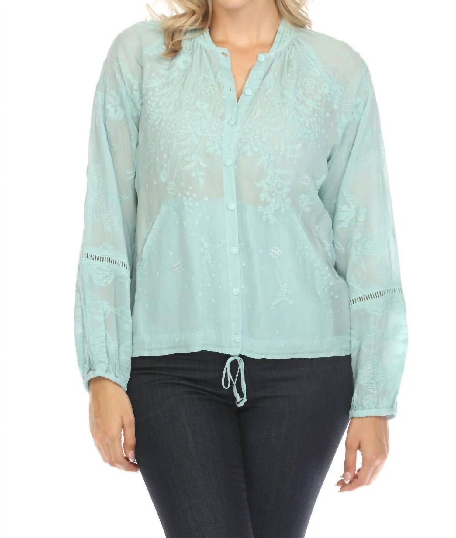 Футболка женская Johnny Was, синий
Футболка женская Johnny Was, синий