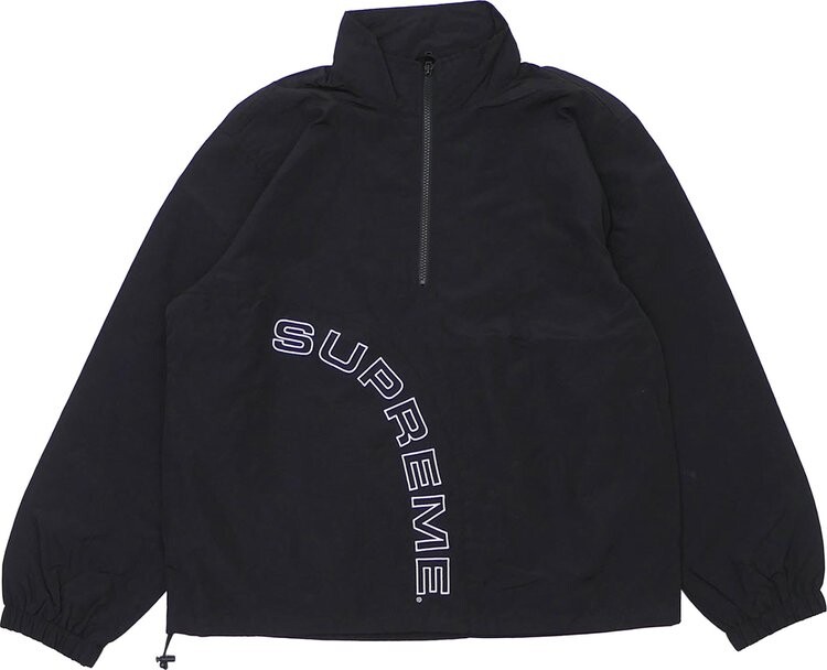 Пуловер Supreme Corner Arc Half Zip Pullover 'Black', черный 
Пуловер Supreme Corner Arc Half Zip Pullover 'Black', черный