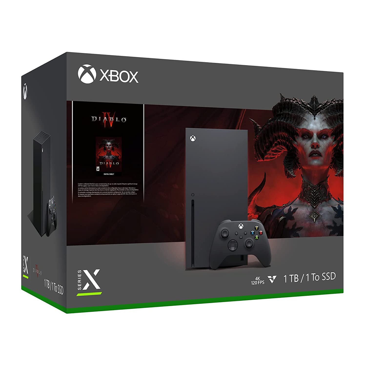 Игровая консоль Microsoft Xbox Series X Diablo IV Bundle
Игровая консоль Microsoft Xbox Series X Diablo IV Bundle