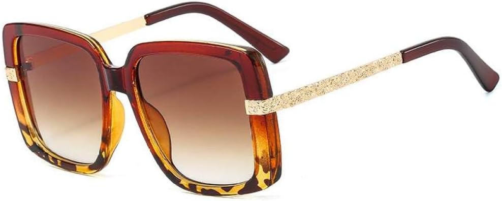 Модные солнцезащитные очки большого размера в квадратной металлической оправе для женщин. Классические солнцезащитные очки с защитой от УФ-излучения MTZJH, Tea Leopard Tea
Модные солнцезащитные очки большого размера в квадратной металлической оправе для женщин. Классические солнцезащитные очки с защитой от УФ-излучения MTZJH, Tea Leopard Tea