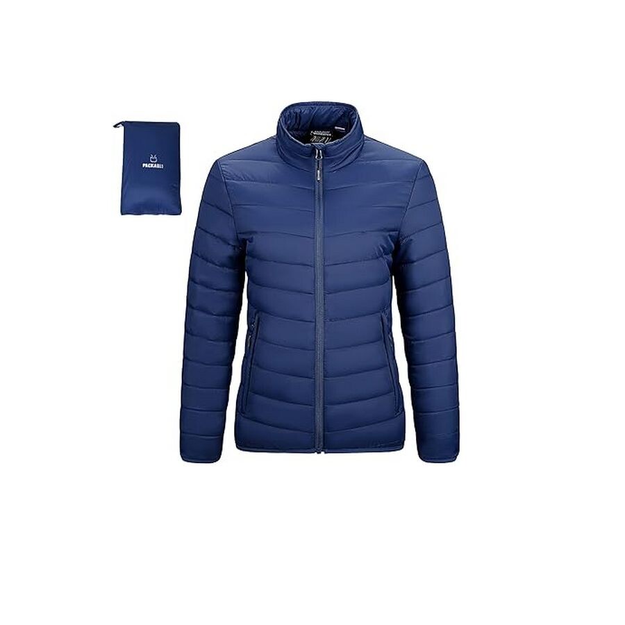 Куртка Outdoor Ventures Women's Packable Full-Zip Short Winter, синий 
Куртка Outdoor Ventures Women's Packable Full-Zip Short Winter, синий