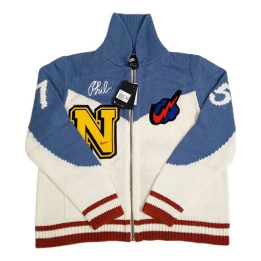 Свитер men's knit zipper blue white Nike, белый
Свитер men's knit zipper blue white Nike, белый
