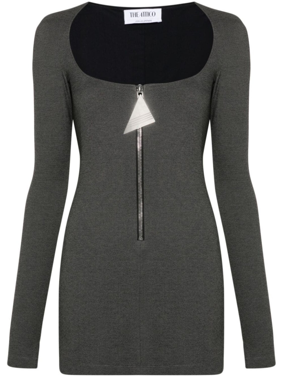 The Attico меланжевое платье мини, черный
The Attico меланжевое платье мини, черный