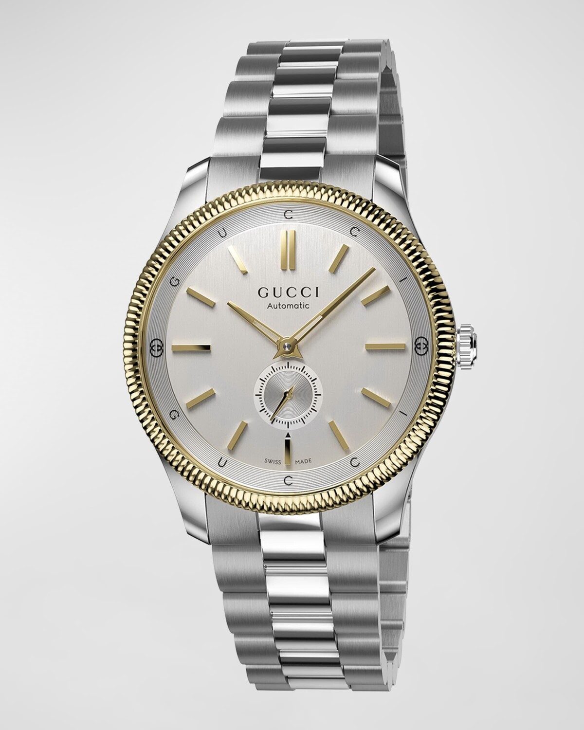 Мужские тонкие часы-браслет G-Timeless, 40 мм Gucci, цвет Bicolor
Мужские тонкие часы-браслет G-Timeless, 40 мм Gucci, цвет Bicolor