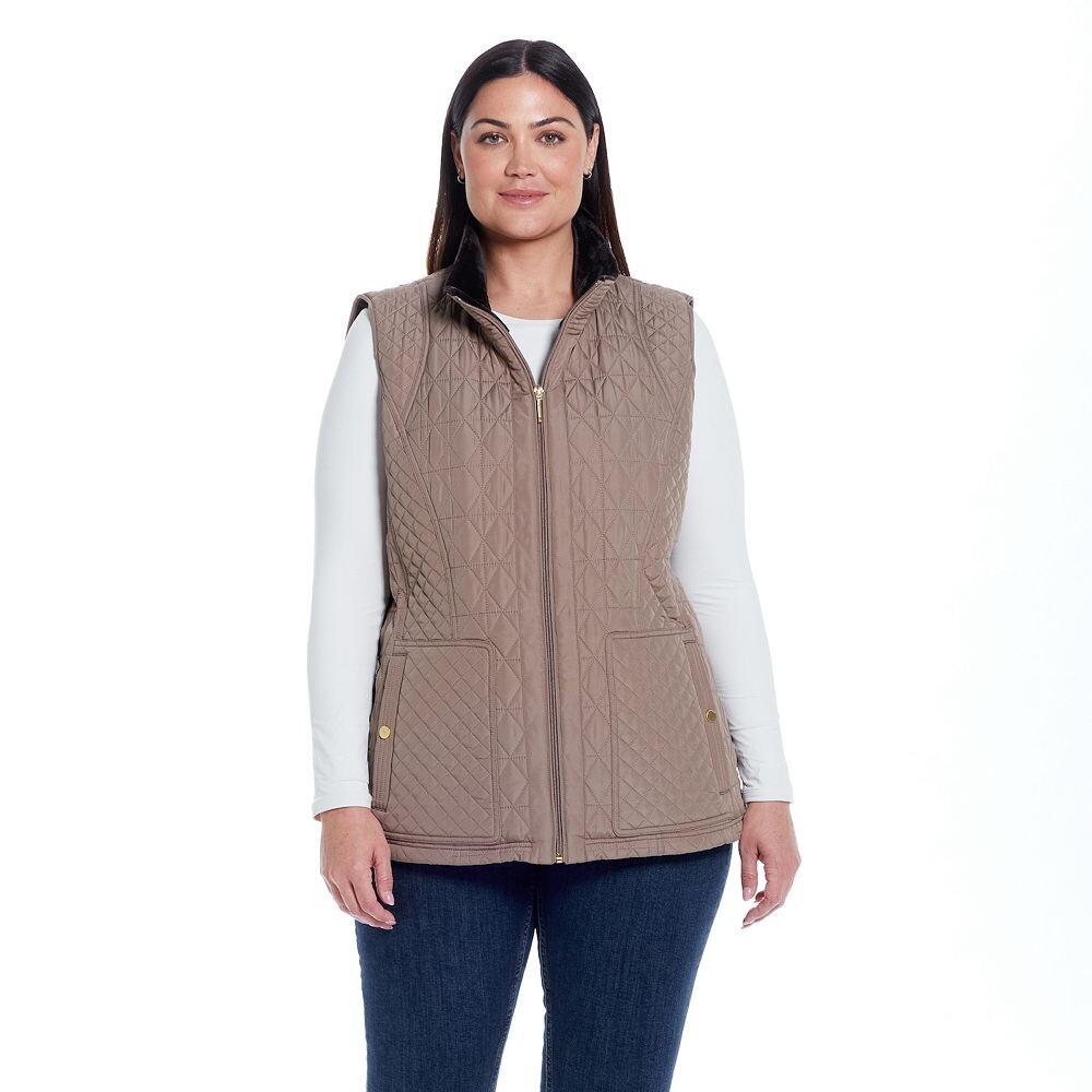 Плюс размер Стеганый жилет с плюшевой подкладкой Weathercast, цвет Shiitake
Плюс размер Стеганый жилет с плюшевой подкладкой Weathercast, цвет Shiitake