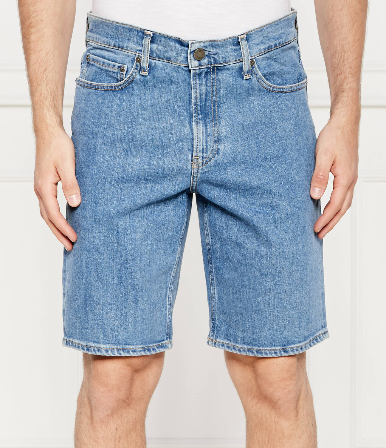 Джинсовые шорты Calvin Klein Regular Fit, небесно-голубой
Джинсовые шорты Calvin Klein Regular Fit, небесно-голубой