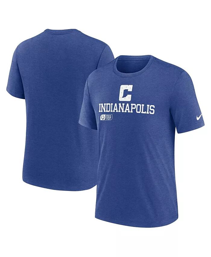 Мужская футболка Royal Indianapolis Colts Overlap Lockup Tri-Blend Nike
Мужская футболка Royal Indianapolis Colts Overlap Lockup Tri-Blend Nike