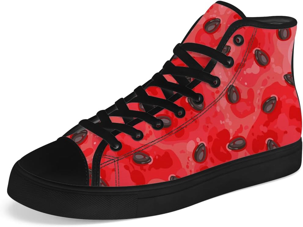 Высокие кеды на шнуровке chebing с принтом арбуза для мужчин и женщин, повседневная обувь, подарок для мужчин и женщин, красный
Высокие кеды на шнуровке chebing с принтом арбуза для мужчин и женщин, повседневная обувь, подарок для мужчин и женщин, красный