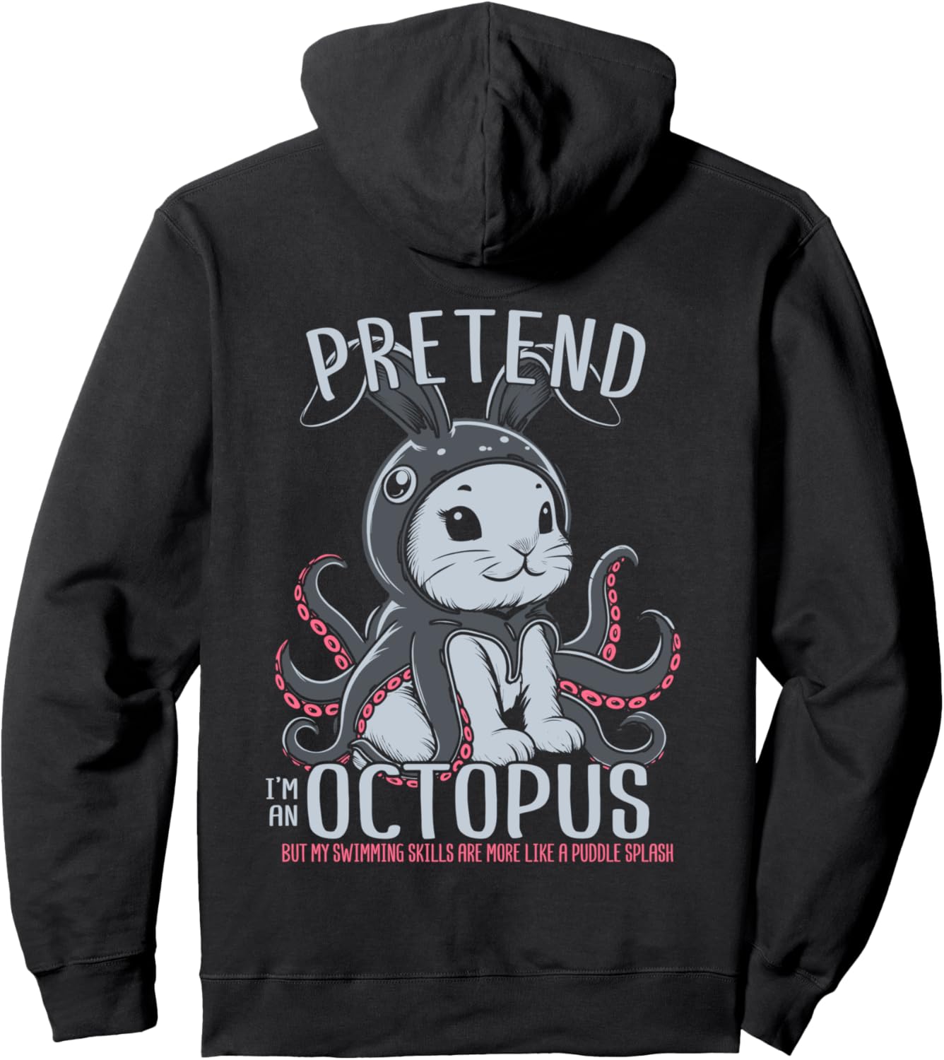 Толстовка с капюшоном «Осьминог Кролик Чернильная рыба Кракен Зайчик» Exotic Bunny Octopus Bunnies Cute Hare, черный
Толстовка с капюшоном «Осьминог Кролик Чернильная рыба Кракен Зайчик» Exotic Bunny Octopus Bunnies Cute Hare, черный