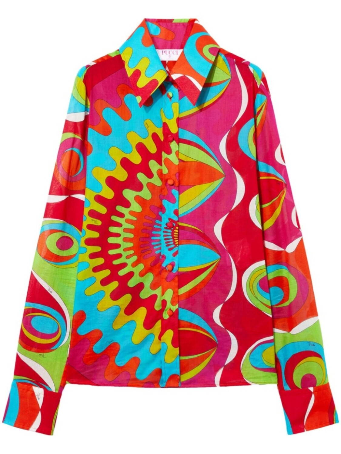 PUCCI хлопковая рубашка с принтом Bersaglio, розовый
PUCCI хлопковая рубашка с принтом Bersaglio, розовый