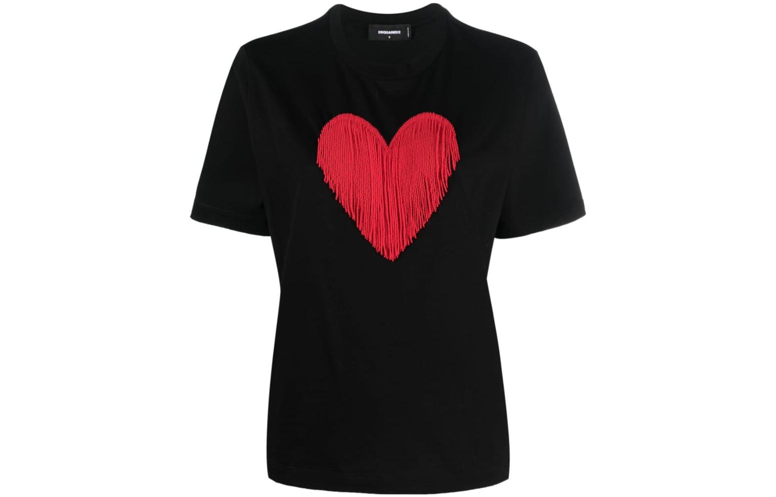 Футболка с сердцем DSQUARED 2, черный
Футболка с сердцем DSQUARED 2, черный