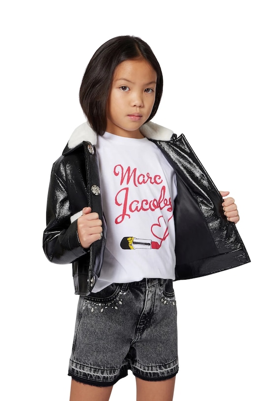 Детская хлопковая футболка Marc Jacobs, белый
Детская хлопковая футболка Marc Jacobs, белый