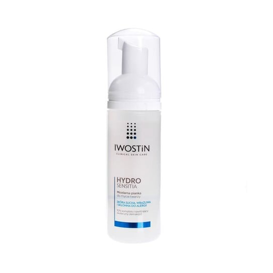 Мицеллярная пенка для умывания и снятия макияжа, 165 мл Iwostin Hydro Sensitia, Sanofi-Aventis
Мицеллярная пенка для умывания и снятия макияжа, 165 мл Iwostin Hydro Sensitia, Sanofi-Aventis
