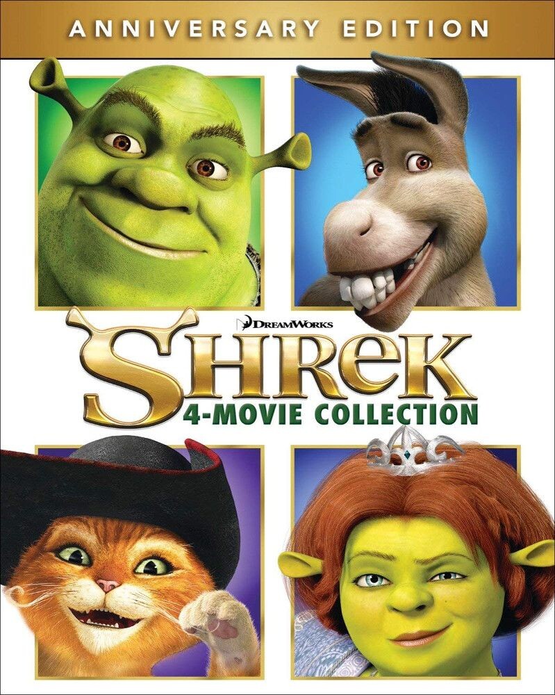 Диск Blu-ray Shrek 4 Movie Collection
Диск Blu-ray Shrek 4 Movie Collection