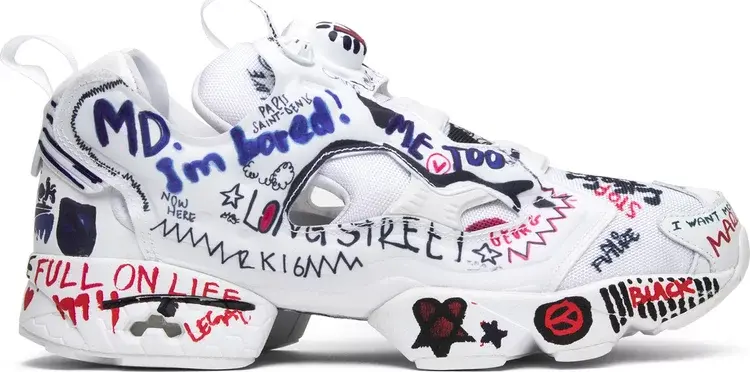 Лимитированные кроссовки vetements x instapump fury 'graffiti - white' Reebok, белый
Лимитированные кроссовки vetements x instapump fury 'graffiti - white' Reebok, белый