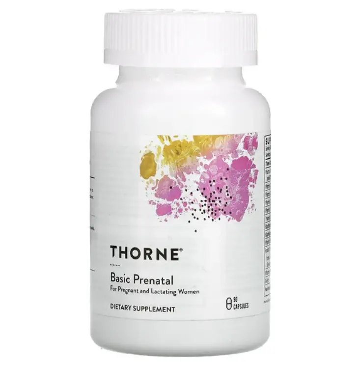 Базовый пренатальный препарат Thorne Research, 90 капсул
Базовый пренатальный препарат Thorne Research, 90 капсул
