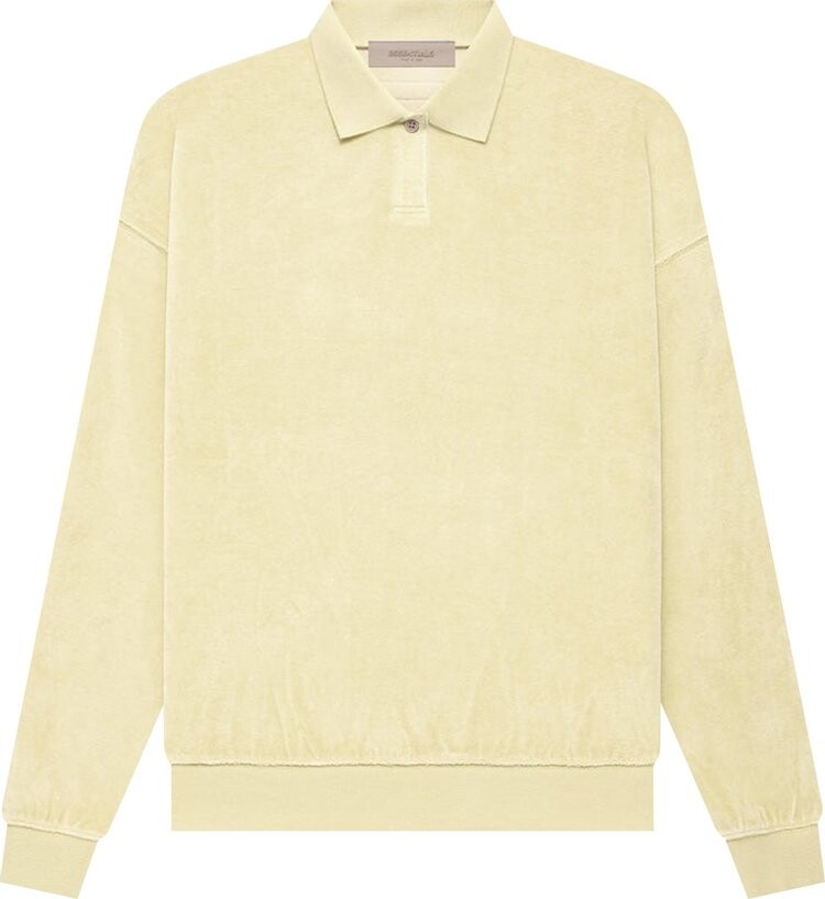 Лонгслив Fear of God Essentials Velour Long-Sleeve Polo 'Canary', кремовый
Лонгслив Fear of God Essentials Velour Long-Sleeve Polo 'Canary', кремовый