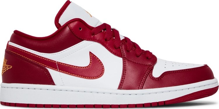 Кроссовки Air Jordan 1 Low Cardinal Red, красный 
Кроссовки Air Jordan 1 Low Cardinal Red, красный