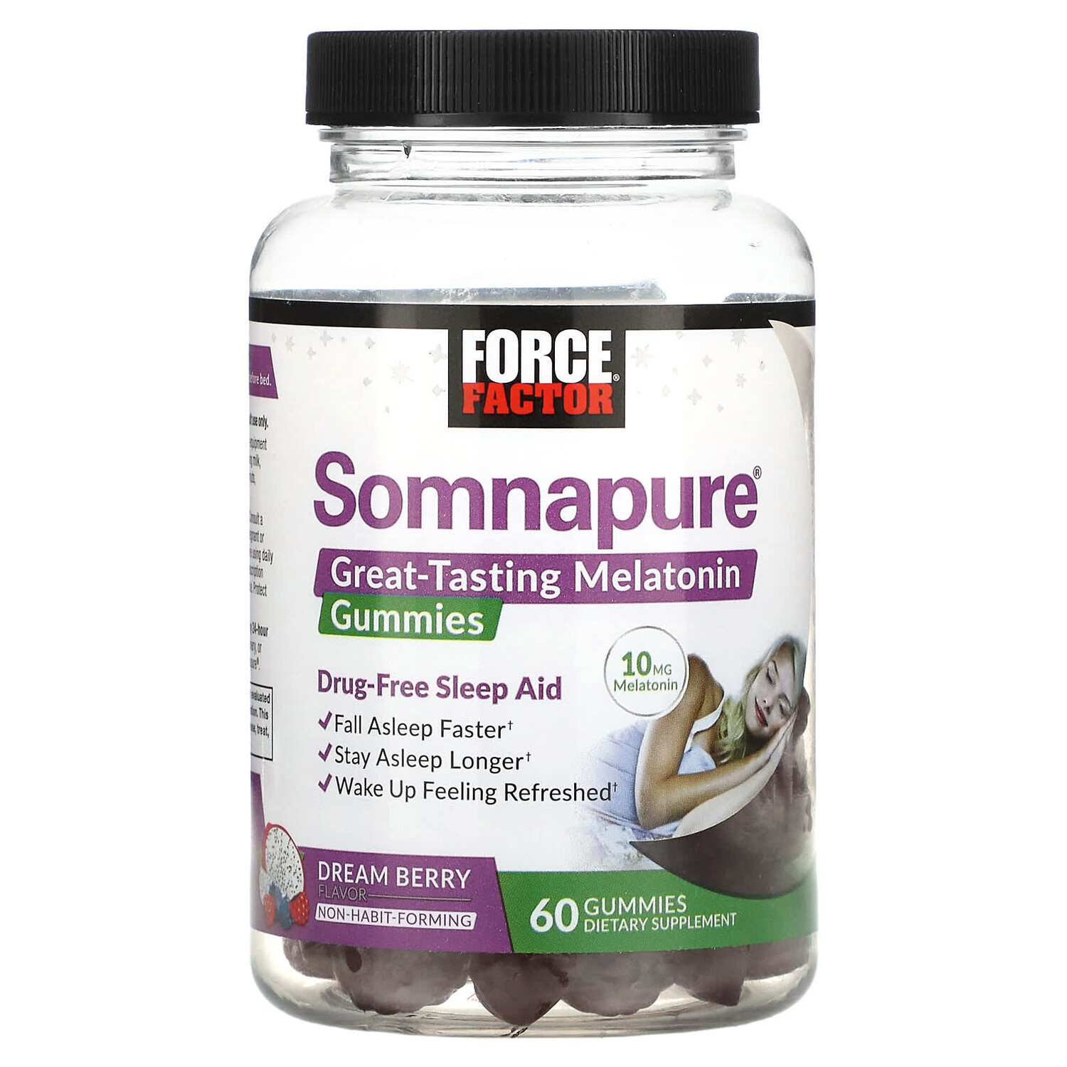Жевательные Таблетки Force Factor с мелатонином, ягодный вкус, 60 жевательных таблеток
Жевательные Таблетки Force Factor с мелатонином, ягодный вкус, 60 жевательных таблеток