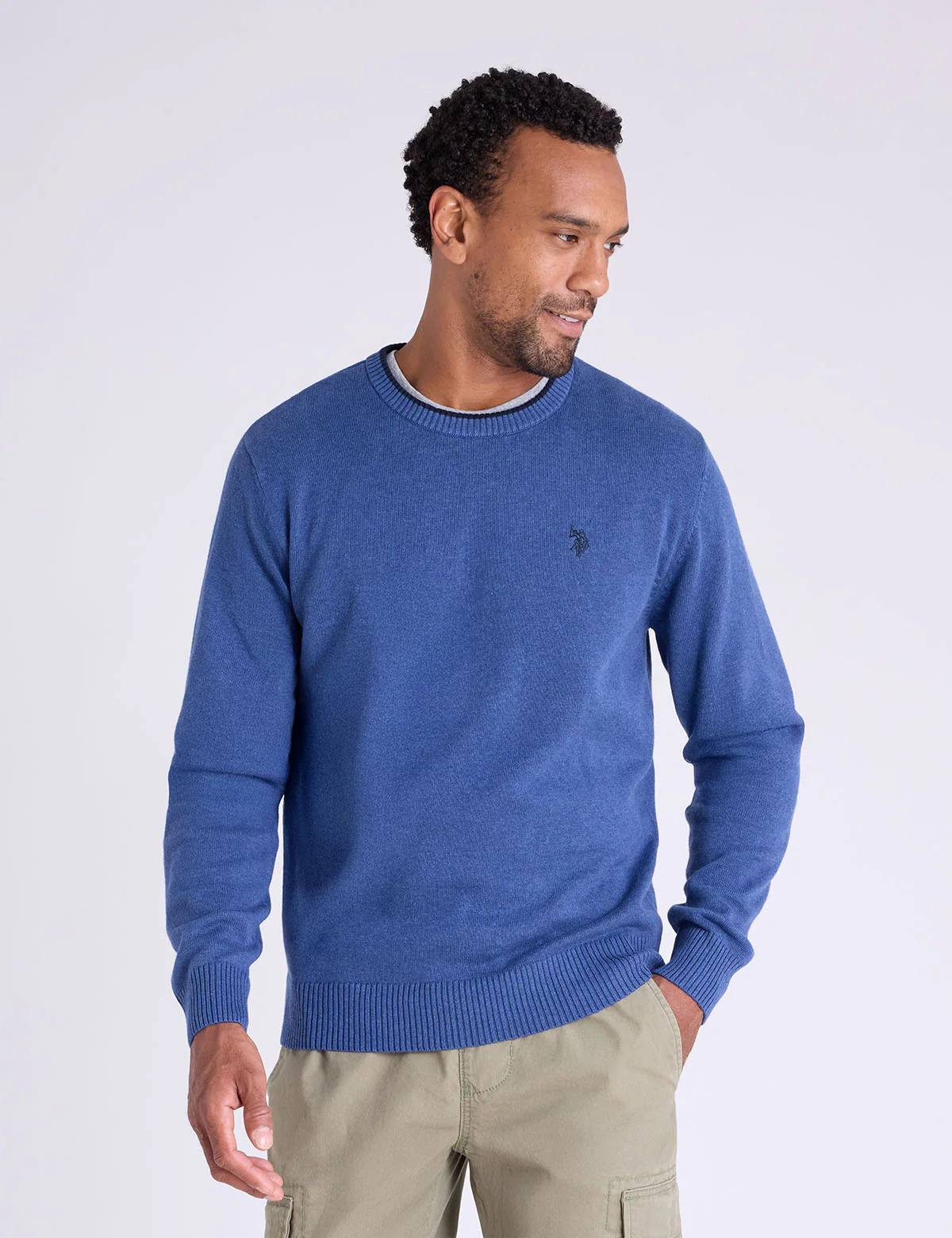 Свитер U.S. Polo Assn Solid Crew Neck, синий
Свитер U.S. Polo Assn Solid Crew Neck, синий
