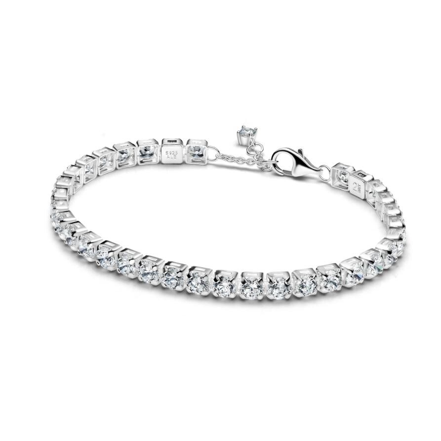 Браслет Sparkling Bold Tennis Pandora, стерлинговое серебро
Браслет Sparkling Bold Tennis Pandora, стерлинговое серебро