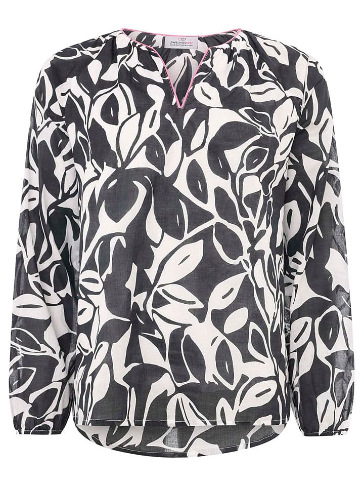 Блузка Zwillingsherz, белый/черный
Блузка Zwillingsherz, белый/черный