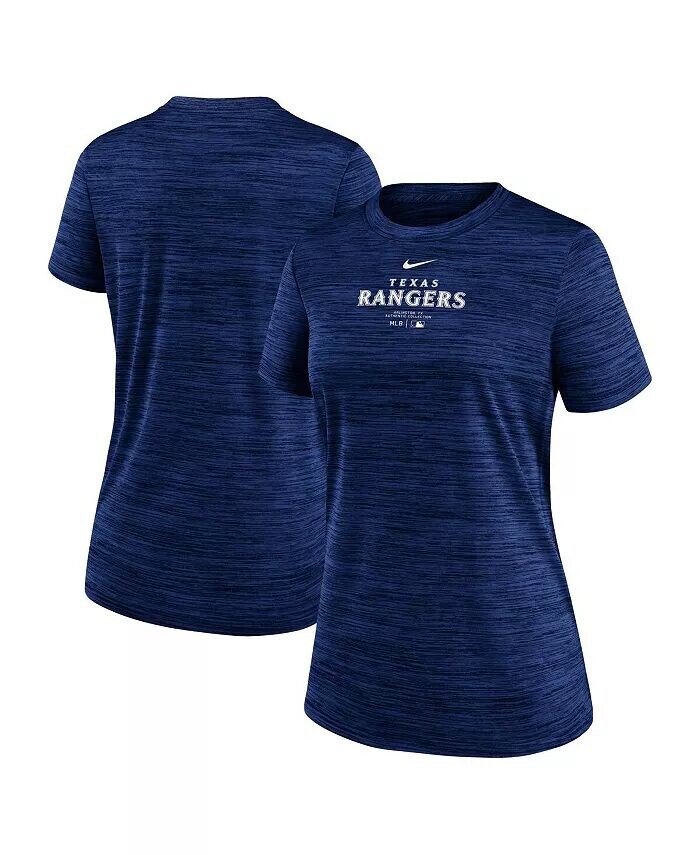 Женская футболка Velocity Performance Royal Texas Rangers Authentic Collection Nike, синий
Женская футболка Velocity Performance Royal Texas Rangers Authentic Collection Nike, синий