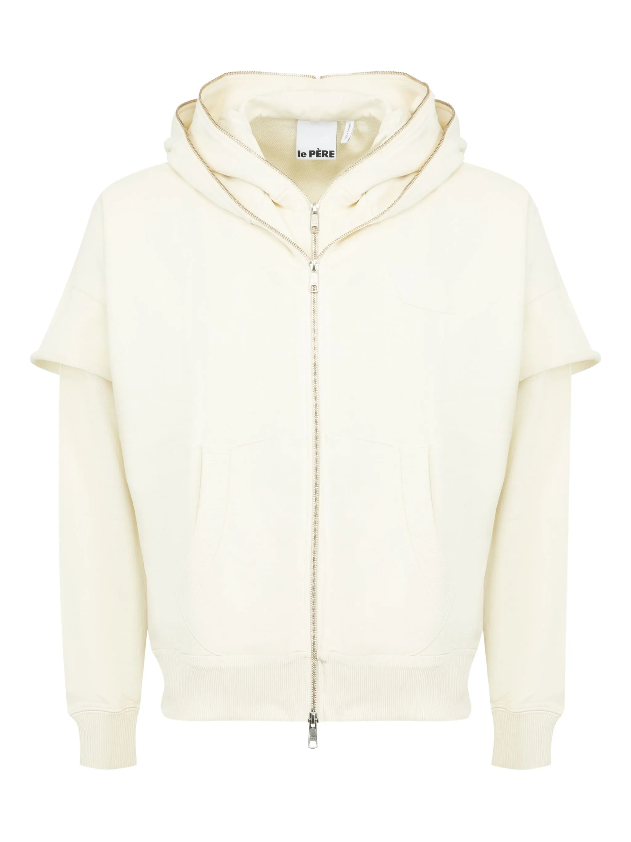 Худи на молнии Le Pere, бежевый
Худи на молнии Le Pere, бежевый