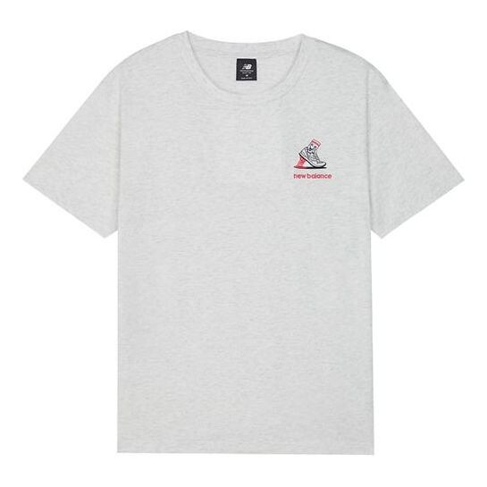 Футболка с вышитым логотипом, круглым вырезом, коротким рукавом, футболка New Balance, серый
Футболка с вышитым логотипом, круглым вырезом, коротким рукавом, футболка New Balance, серый