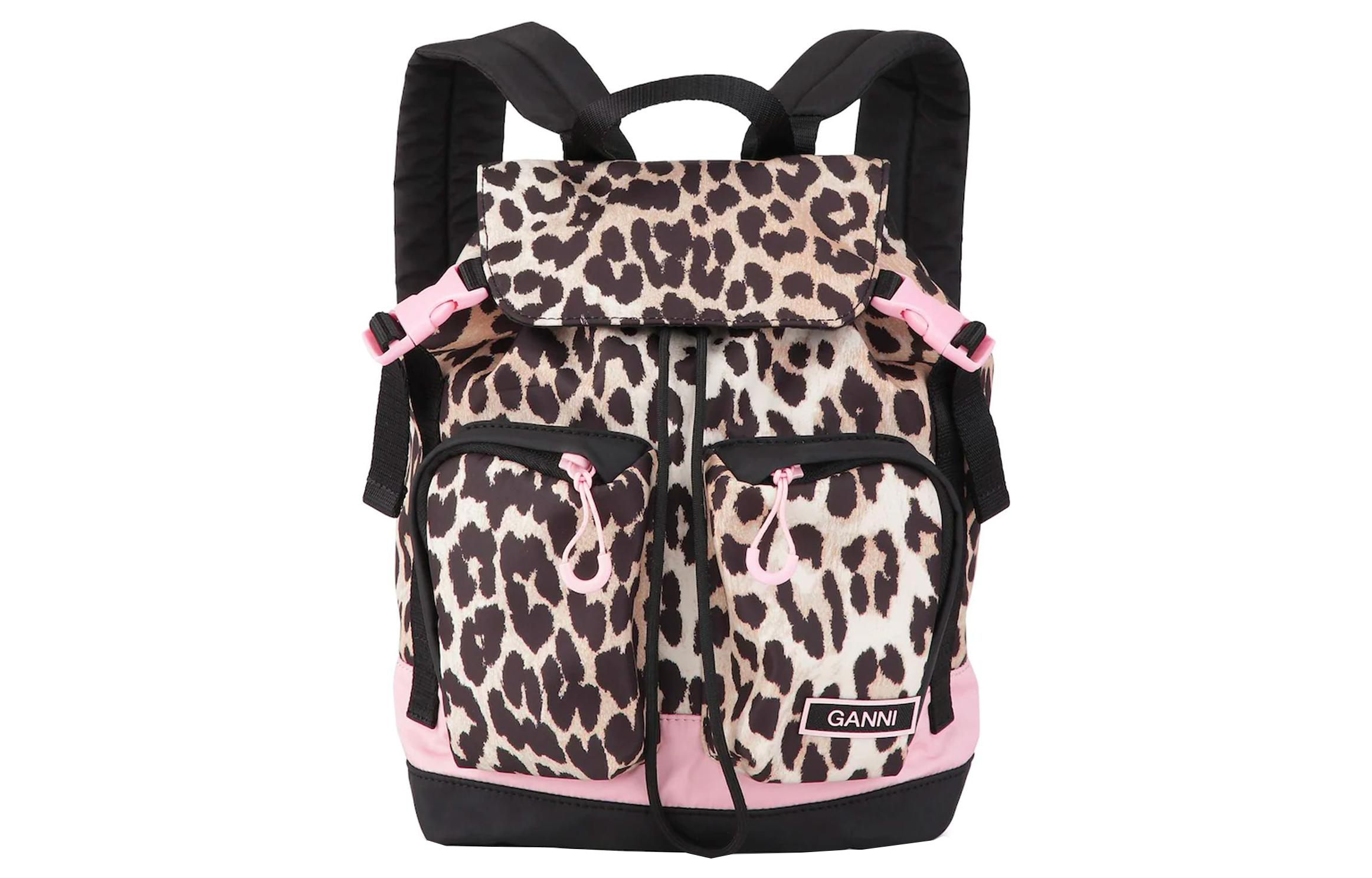 GANNI Мини-рюкзак из переработанного полиэстера для женщин Brown
GANNI Мини-рюкзак из переработанного полиэстера для женщин Brown