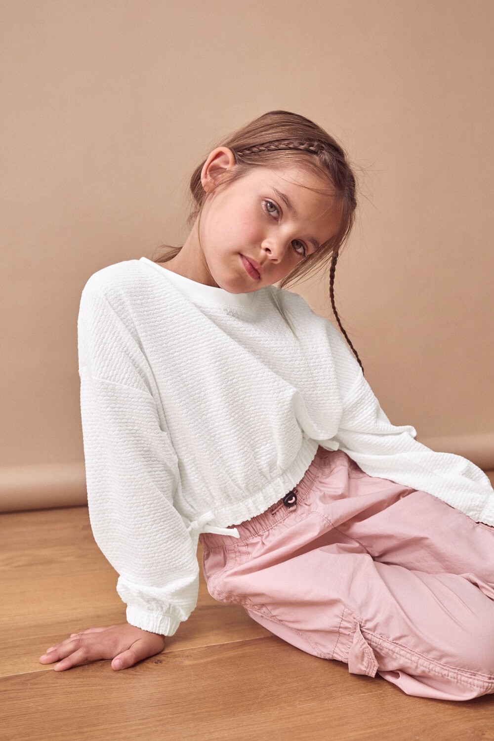 Футболка с длинными рукавами и фактурным рюшем по краю (3 16 лет) Next, белый
Футболка с длинными рукавами и фактурным рюшем по краю (3 16 лет) Next, белый