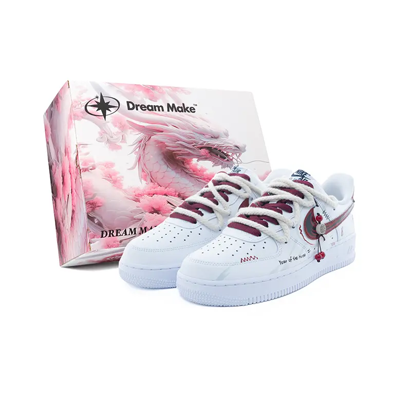 Nike Air Force 1 Auspicious Horse Abrasion Resistant Low top Skateboard Shoes мужские белые красные
Nike Air Force 1 Auspicious Horse Abrasion Resistant Low top Skateboard Shoes мужские белые красные