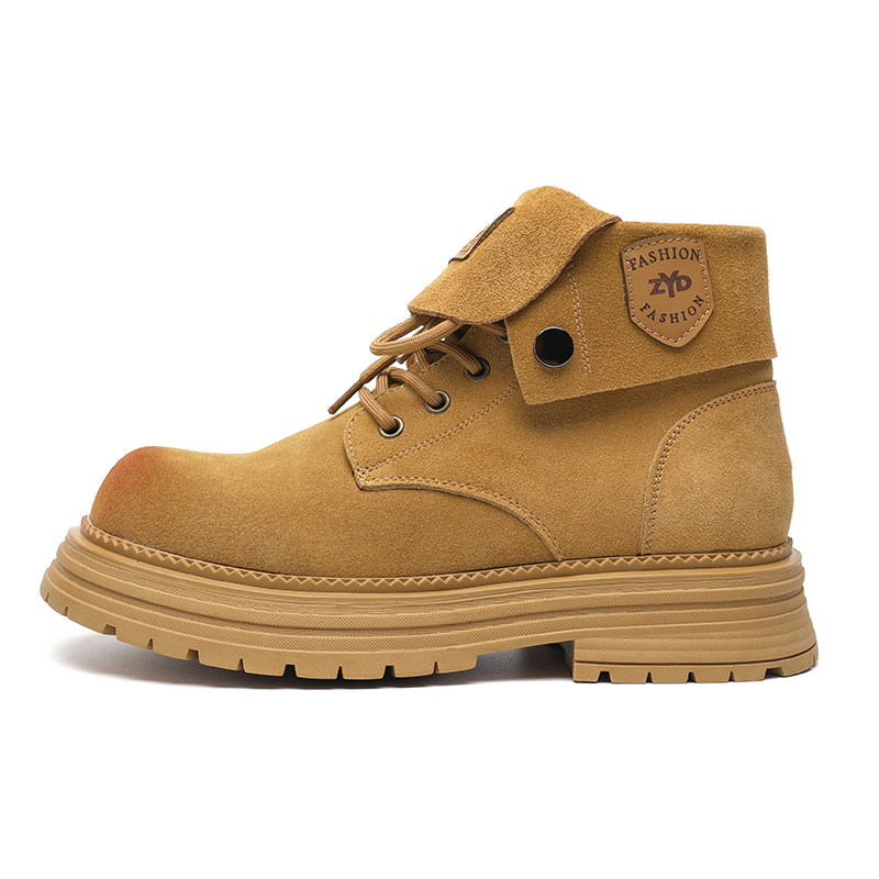 GNVA Мужские ботинки Martin, цвет: желтый/хаки/черный 
GNVA Мужские ботинки Martin, цвет: желтый/хаки/черный