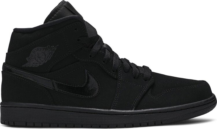 Кроссовки Air Jordan 1 Mid Triple Black Suede, черный
Кроссовки Air Jordan 1 Mid Triple Black Suede, черный