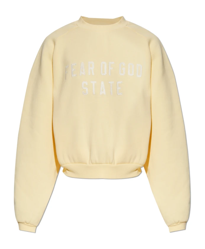 Толстовка с вышитым логотипом Fear Of God, желтый
Толстовка с вышитым логотипом Fear Of God, желтый