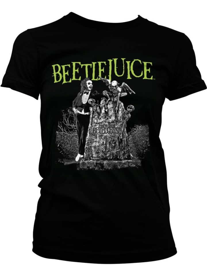 Черная рубашка Beetlejuice
Черная рубашка Beetlejuice