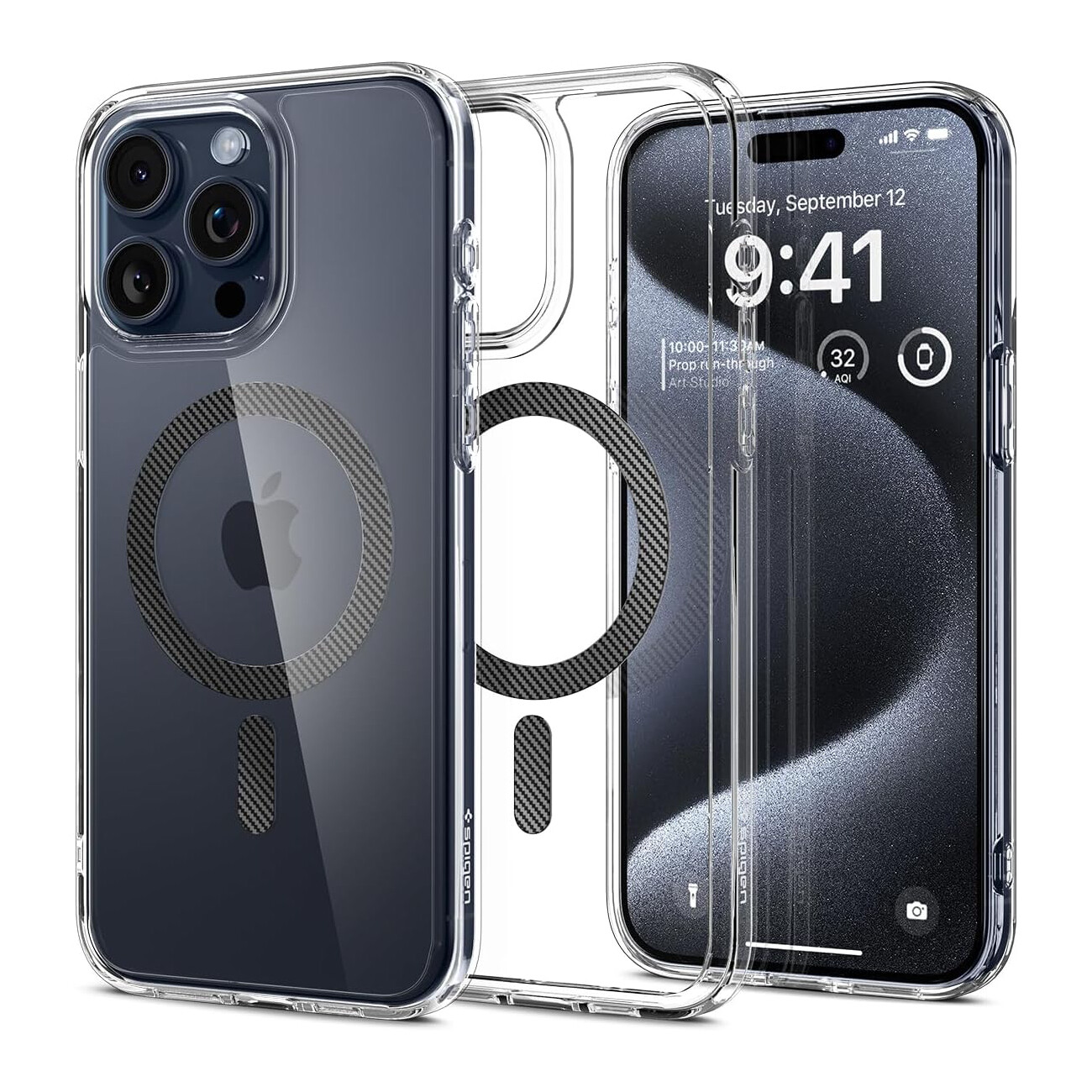 Чехол Spigen Ultra Hybrid MagFit для iPhone 15 Pro, Carbon Fiber, Прозрачный, Чехол Spigen Ultra Hybrid MagFit для iPhone 15 Pro, Carbon Fiber
Чехол Spigen Ultra Hybrid MagFit для iPhone 15 Pro, Carbon Fiber, Прозрачный, Чехол Spigen Ultra Hybrid MagFit для iPhone 15 Pro, Carbon Fiber