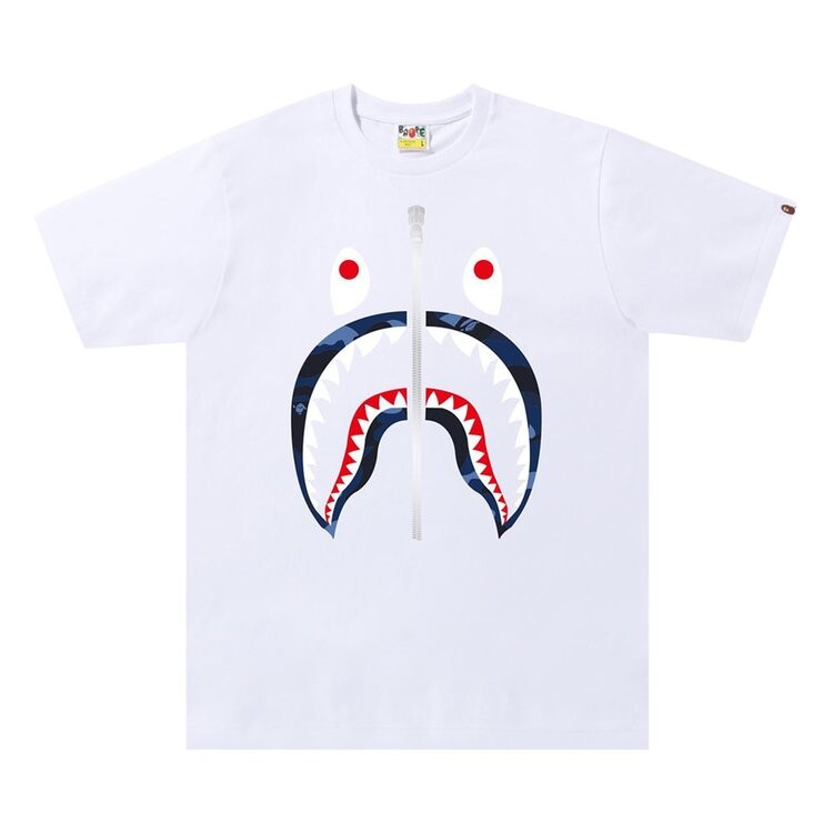 Футболка BAPE Color Camo Shark Tee 'White/Navy', белый
Футболка BAPE Color Camo Shark Tee 'White/Navy', белый