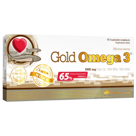 Olimp Gold Omega 3 биологически активная добавка, 60 таблеток/1 упаковка
Olimp Gold Omega 3 биологически активная добавка, 60 таблеток/1 упаковка