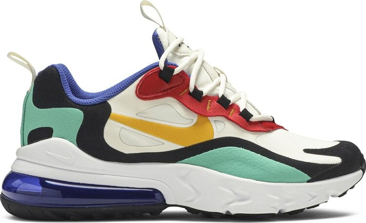 Кроссовки Nike Air Max 270 React GS 'Bauhaus', многоцветный
Кроссовки Nike Air Max 270 React GS 'Bauhaus', многоцветный