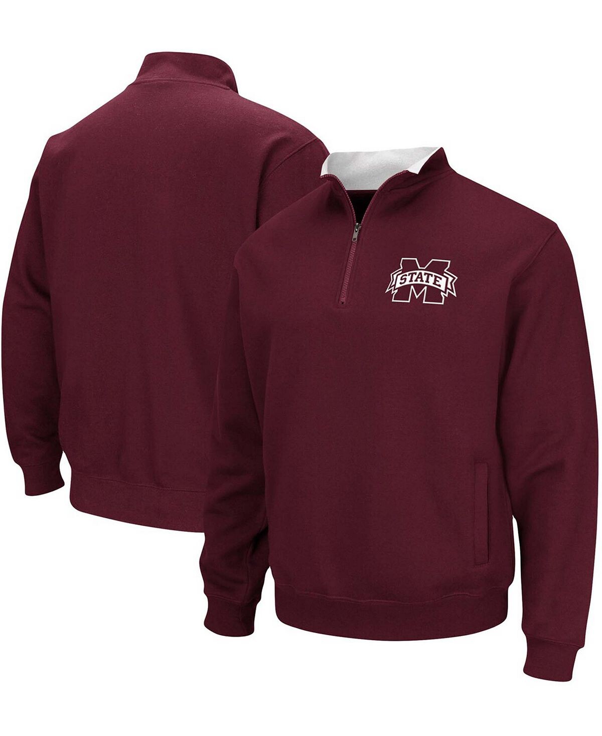 Мужская темно-бордовая куртка mississippi state bulldogs tortugas logo с молнией на четверть Colosseum
Мужская темно-бордовая куртка mississippi state bulldogs tortugas logo с молнией на четверть Colosseum