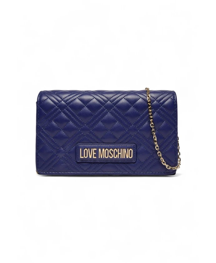 Стеганая мини-сумка через плечо Love Moschino, синий
Стеганая мини-сумка через плечо Love Moschino, синий