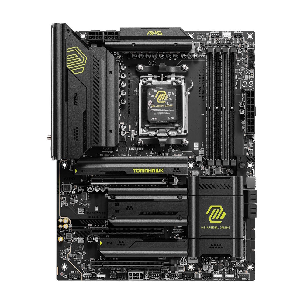 Материнская плата MSI MAG X870 TOMAHAWK WIFI, AM5, DDR5, Wi-Fi
Материнская плата MSI MAG X870 TOMAHAWK WIFI, AM5, DDR5, Wi-Fi